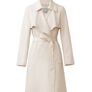 SOIA & KYO Dimitra  Wrap Trench Coat - MIST